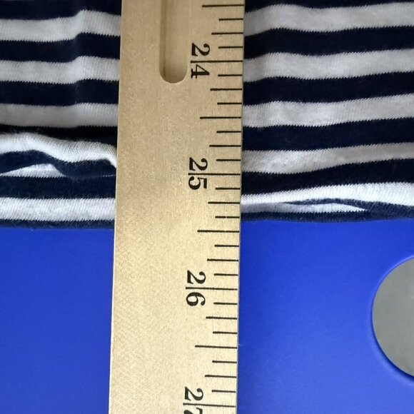 Polo Ralph Lauren Top Women's Large Crew Neck Short Sleeve T-Shirt Logo Stripe - Picture 10 of 12